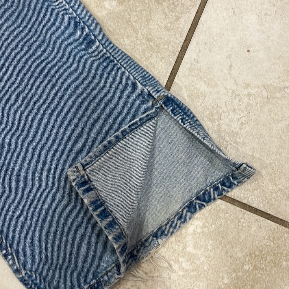 Vintage Y2K No Boundaries Low Rise Side Slit Flare Jeans 15 - Picture 5 of 9